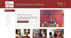 Desktop Screenshot of customeyesaz.com