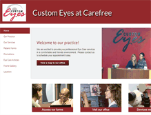 Tablet Screenshot of customeyesaz.com